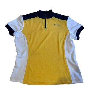 🧁y2k yellow ltd sport mock neck top retro vintage